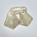 Sacred Geometrie Messing Ohrringe