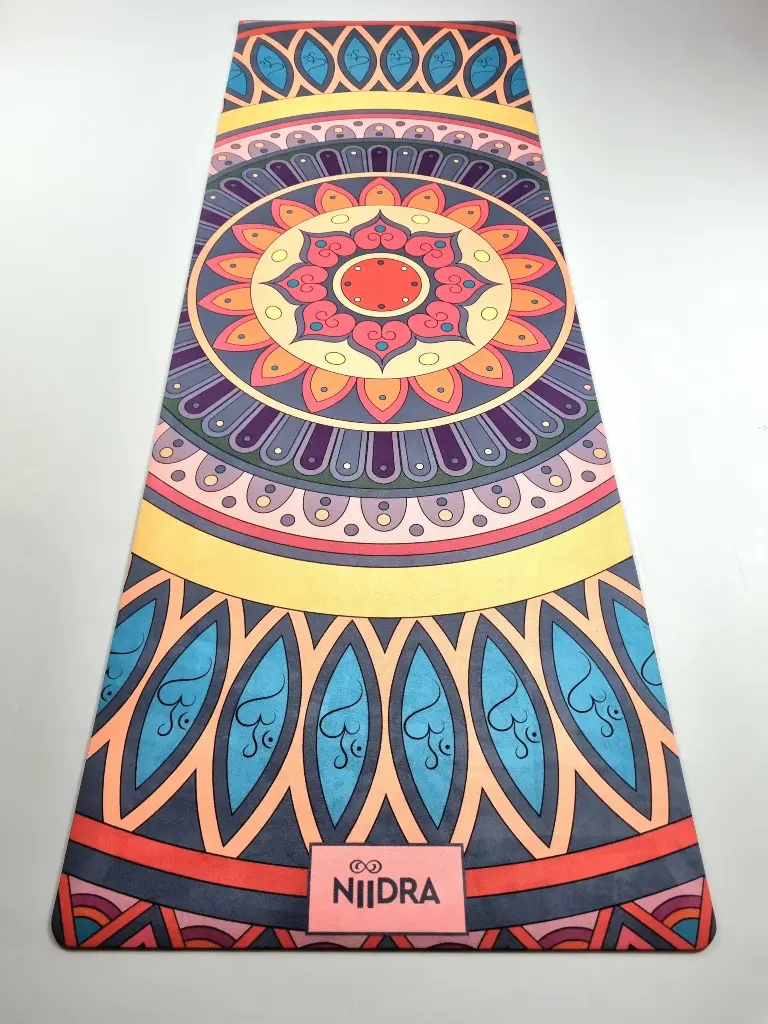 [PM-035] Umweltfreundliche Yogamatte Happiness Mandala Multicolor 3mm Niidra